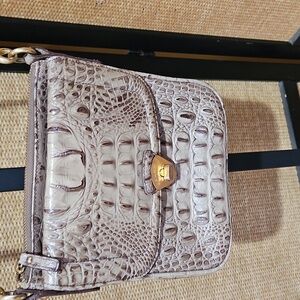 Brahmin VINTAGE Python Snakeskin Crossbody Purse